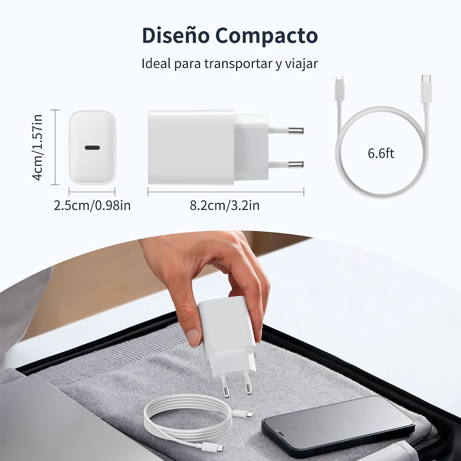 Thumbnail 6 de 30W Cargador USB-C 2 m para iPhone