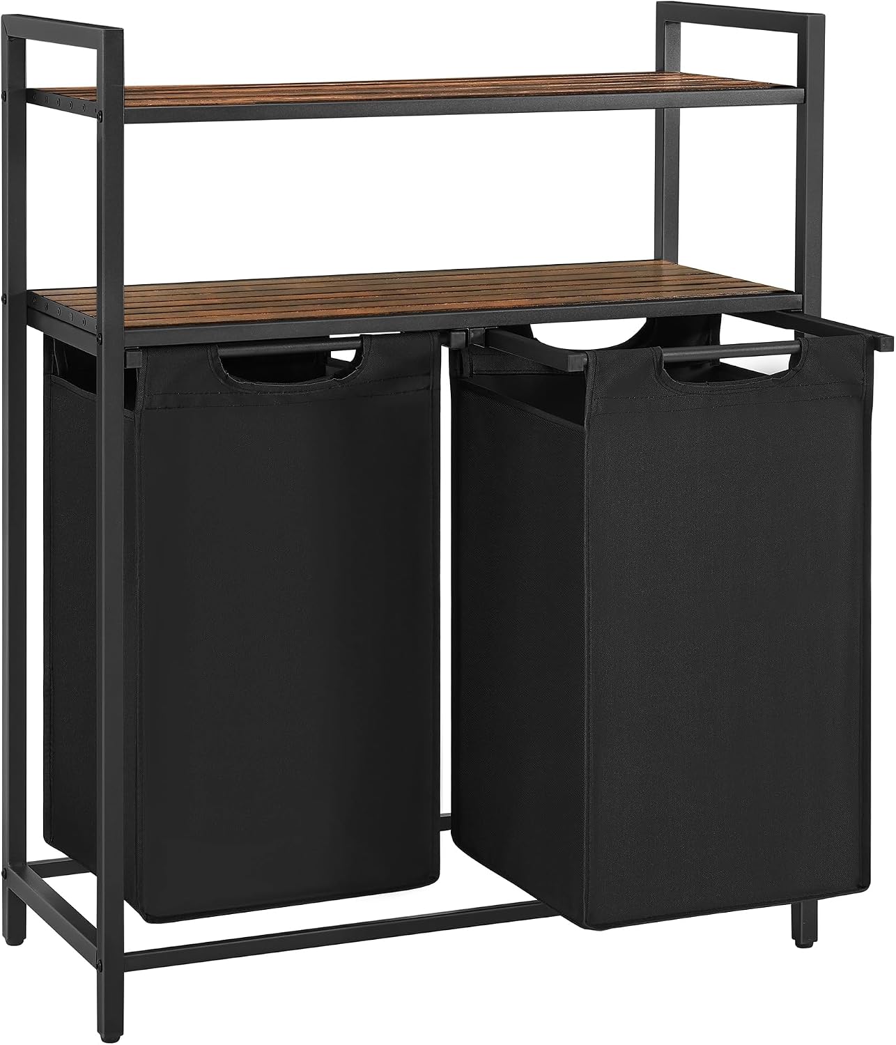 Thumbnail 6 de VASAGLE BRENTA BLH213B01 Laundry Sorter, 3 x 40L Bags and 2 Shelves