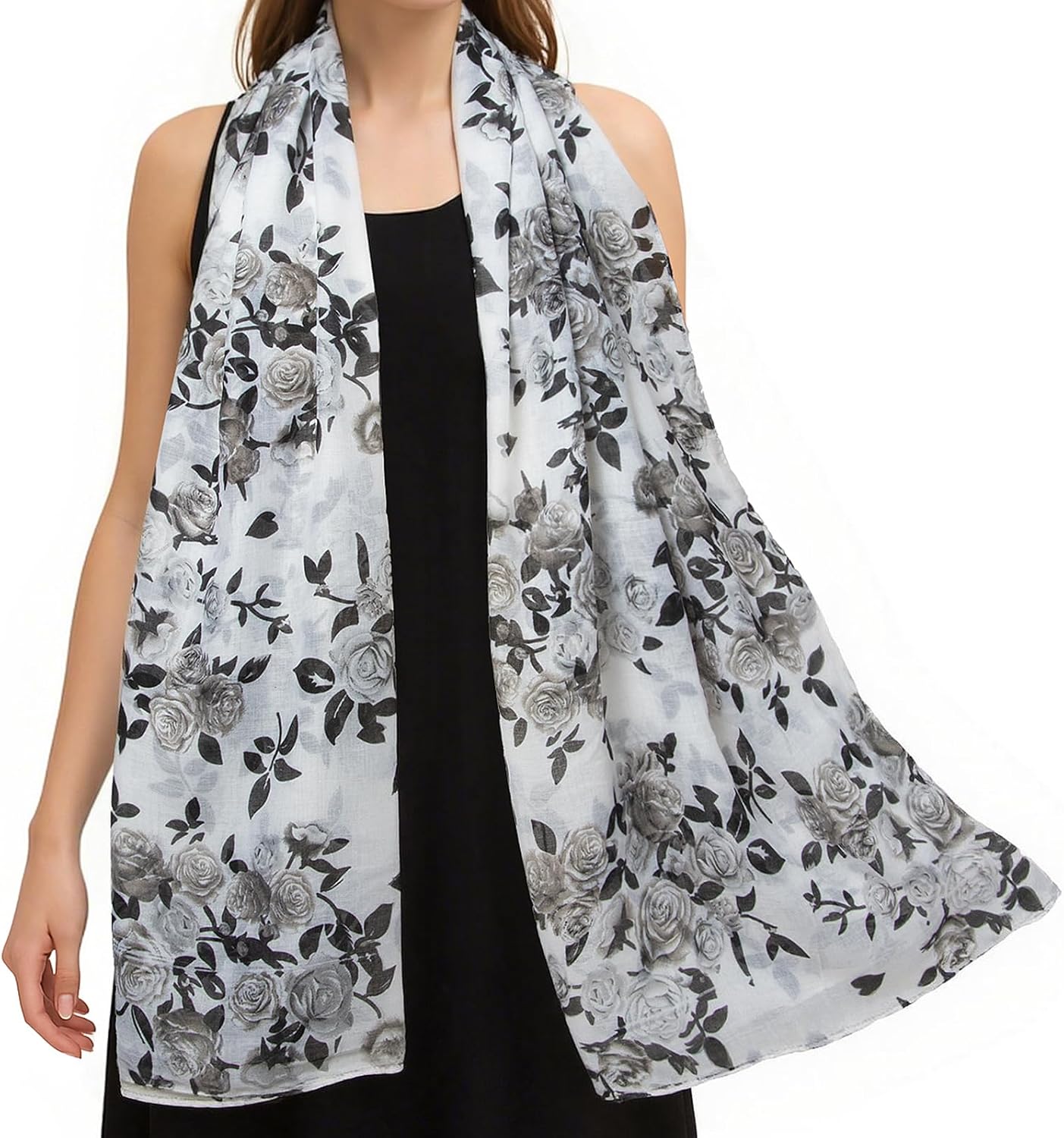 Thumbnail 1 de RIIQIICHY Foulard Donna: Sciarpa Grande 180x90 cm in poliestere, leggera ed elegante