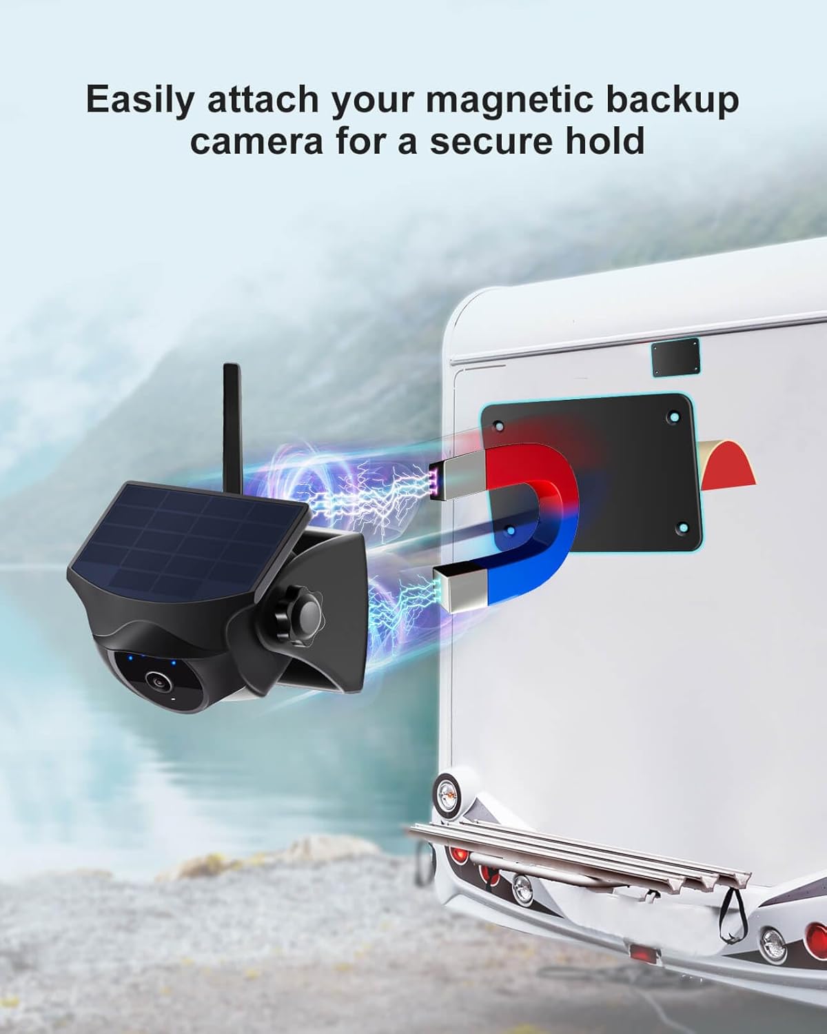 Detalle 2 de SToNVUE metal plate for magnetic backup camera