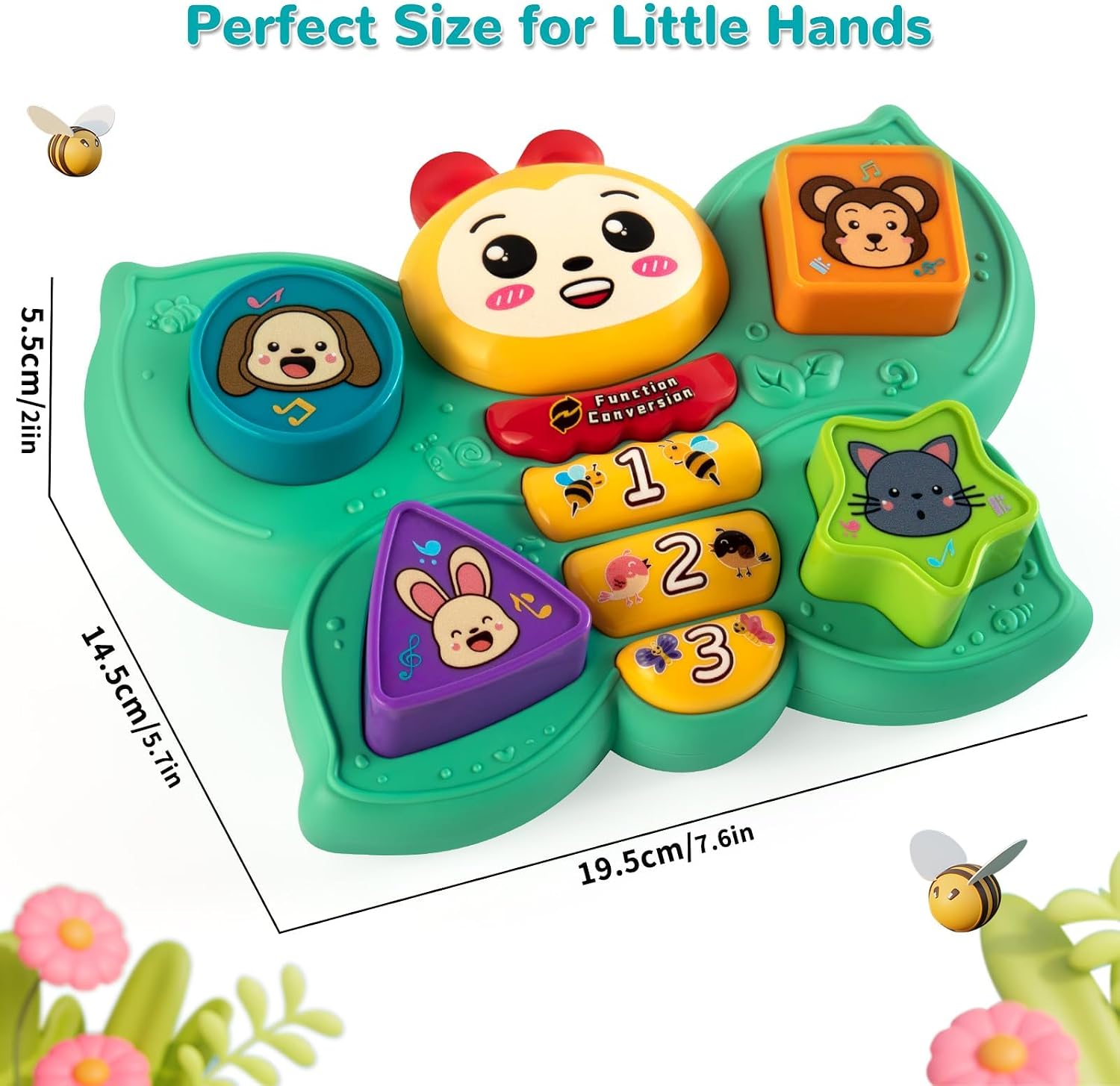 Thumbnail 2 de Felly Musical Toys sensory tummy time toy 6 months