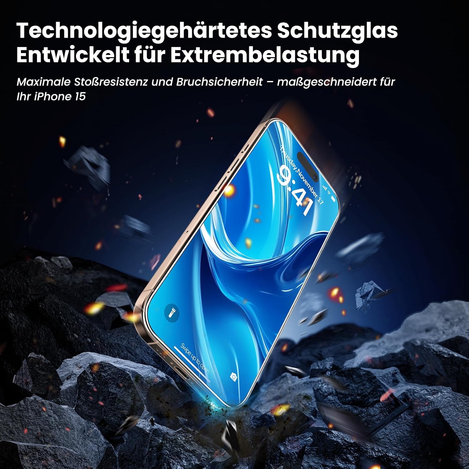 Detalle de DEINODON Panzerglas 2 Stück iPhone