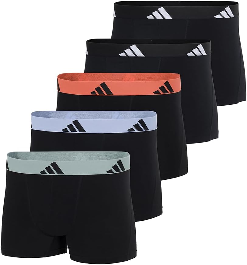 Detalle de adidas Active Flex Cotton – Lot de 5 boxers hommes en coton