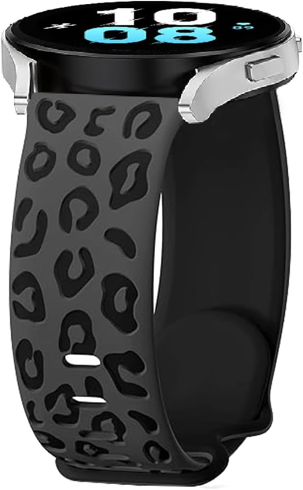 Thumbnail 6 de BYISYUE Leopard 22mm Silicone Watch Band