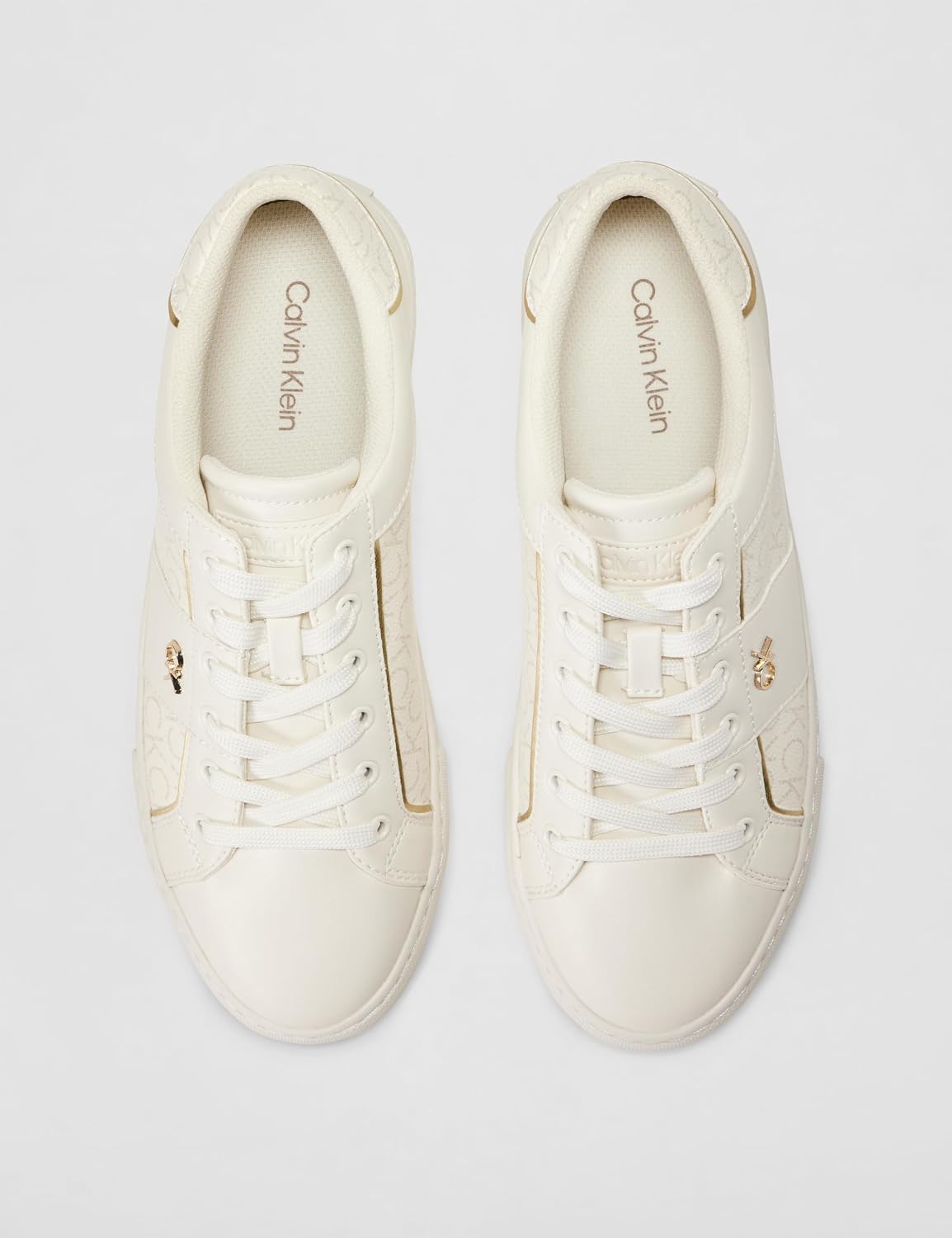 Detalle de Calvin Klein Femme Charie Basket — Basket décontractée CK avec laçage et logo CK