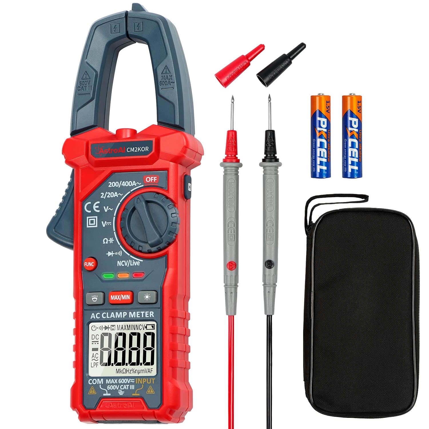 Detalle de AstroAI Clamp Meter 2000 Counts