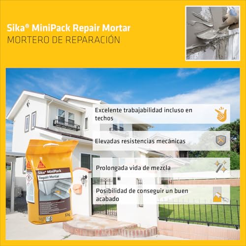 Thumbnail 3 de SIKA Minipack Mortero de Reparación - Gris, 5 kg