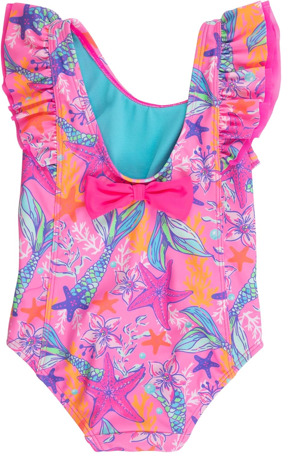 Thumbnail 2 de RuffleButts Baby/Toddler Girls Ruffle Strap One-Piece Swimsuit with UPF 50+ Sun Protection