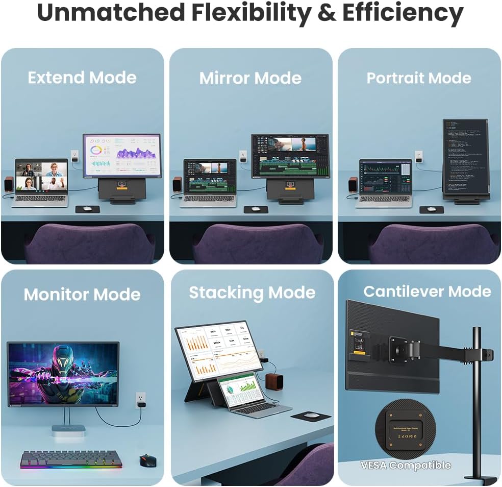 Detalle 2 de Hyangin 2025 24 Inch Portable Monitor