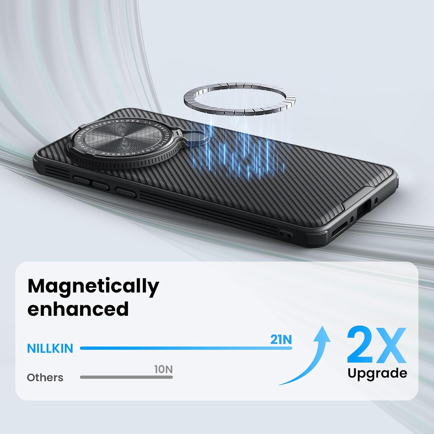Detalle 2 de Nillkin Magnetic Case OnePlus 13, Slim with Kickstand