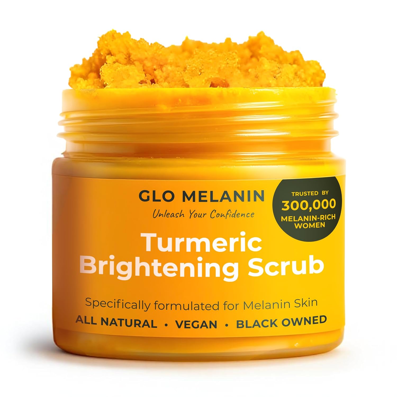 GLO Melanin Turmeric Scrub for Dark Spots ⚙