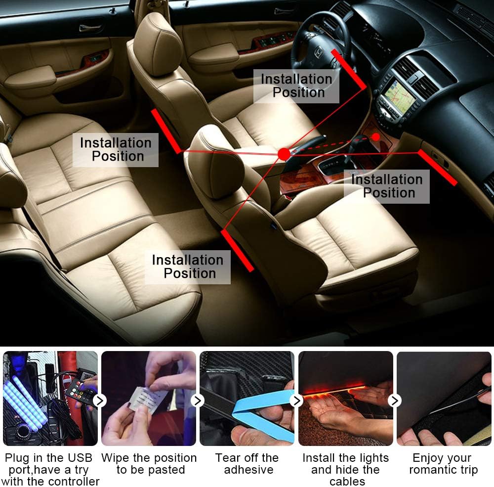 Thumbnail 2 de Trongle Car Strip LED Lights Interior
