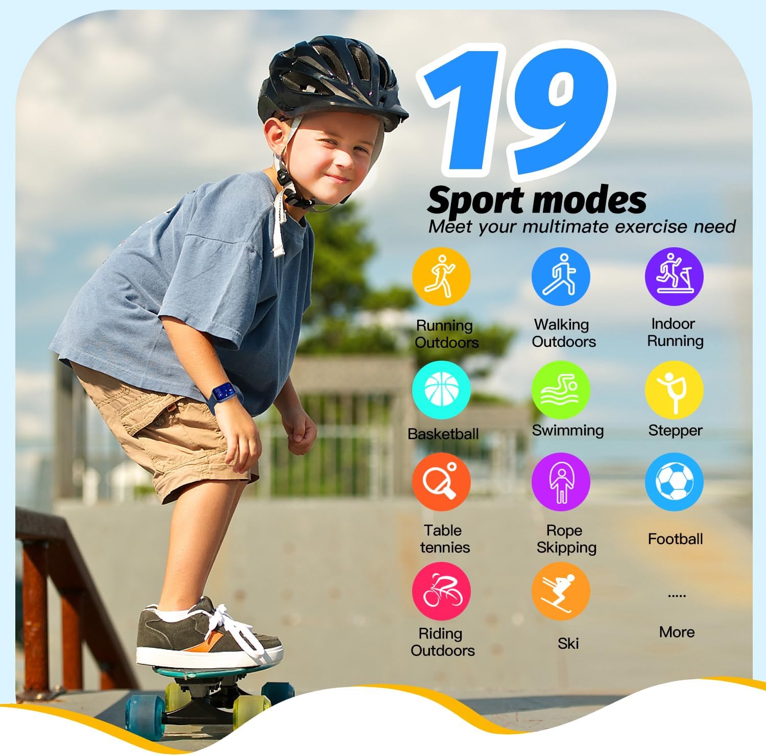 Thumbnail 3 de Kids Smart Watch 1.5-inch DIY Face, IP68