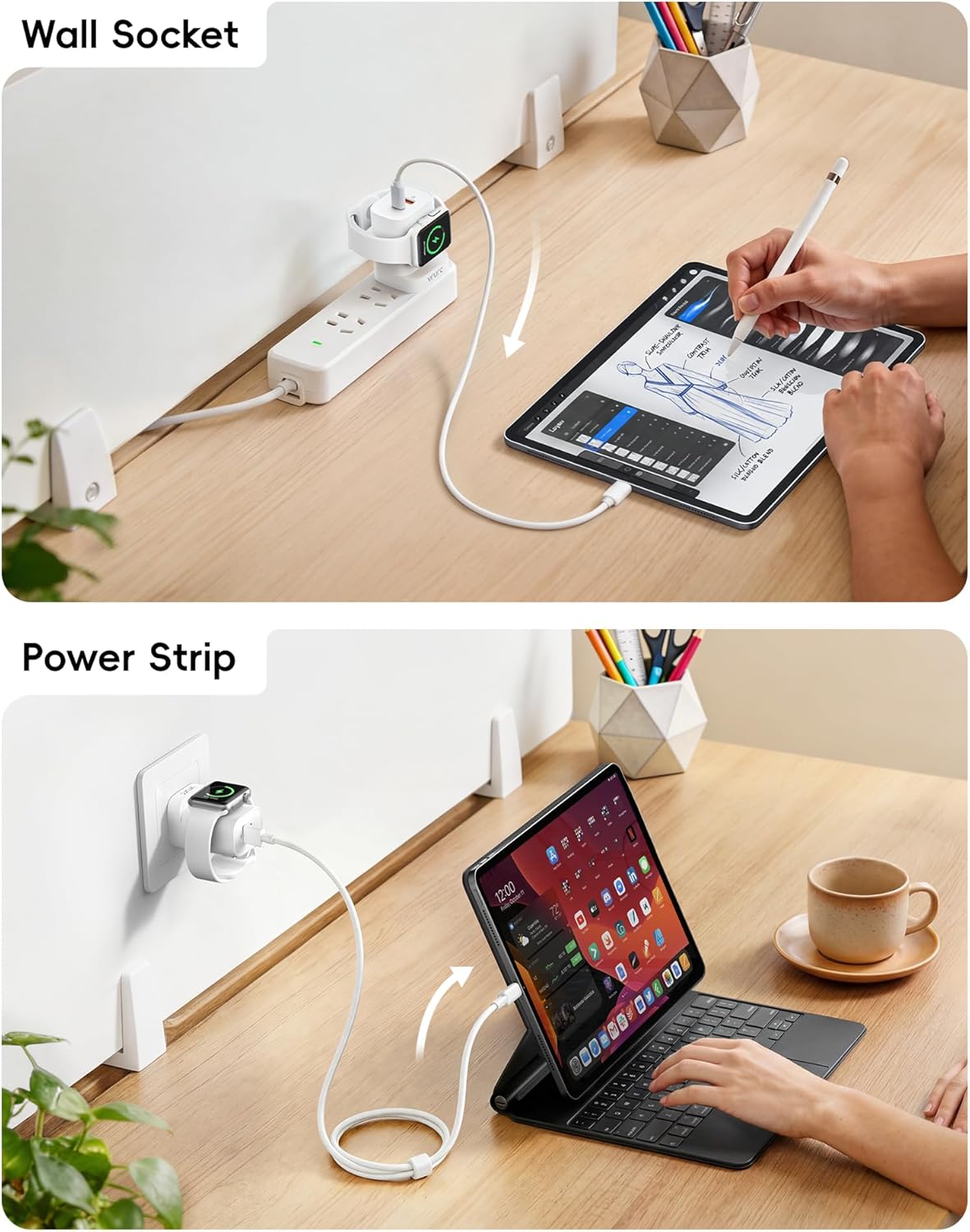 Thumbnail 4 de VRURC 3-in-1 Charger 20W for iPhone & Apple Watch 🔌
