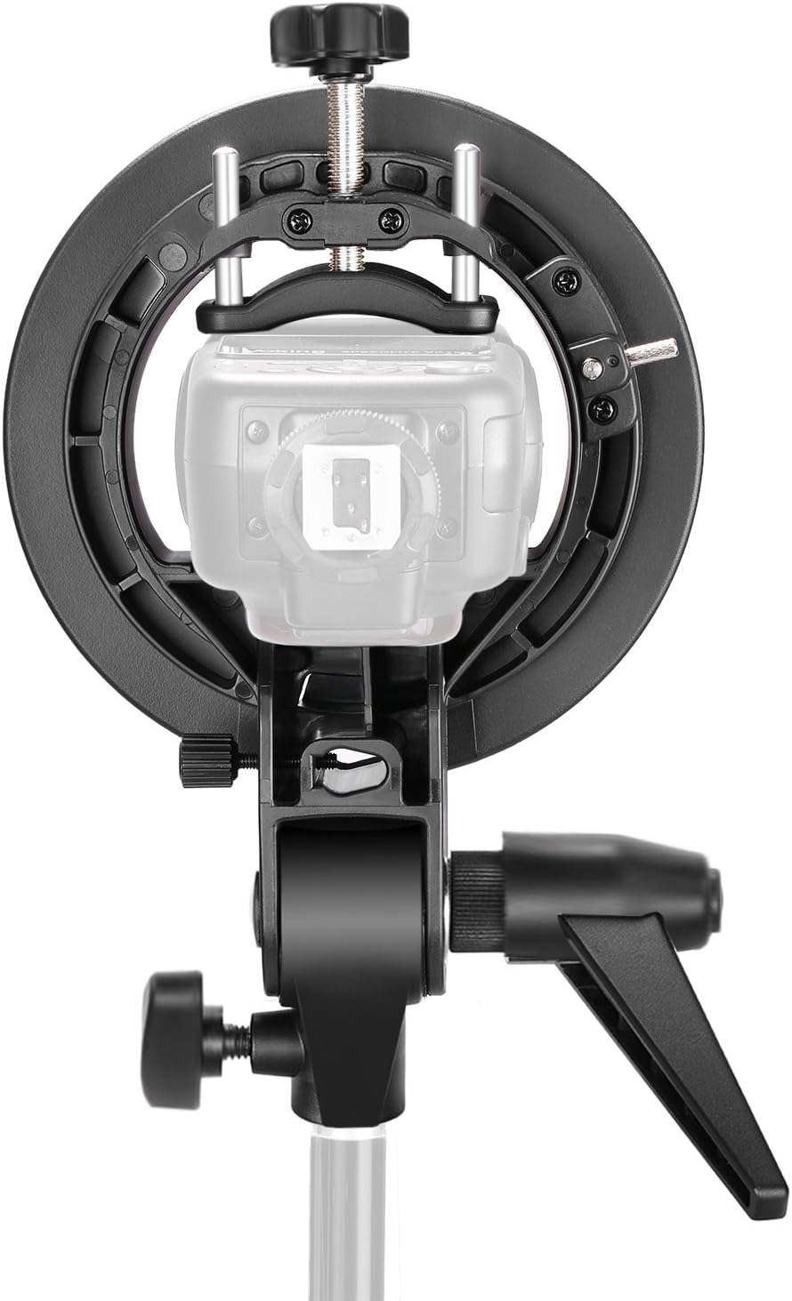 Thumbnail 6 de Neewer S-type Support de flash avec monture Bowens pour accessoires studio (boîte à lumière, bol de beauté, snoot, parapluie)