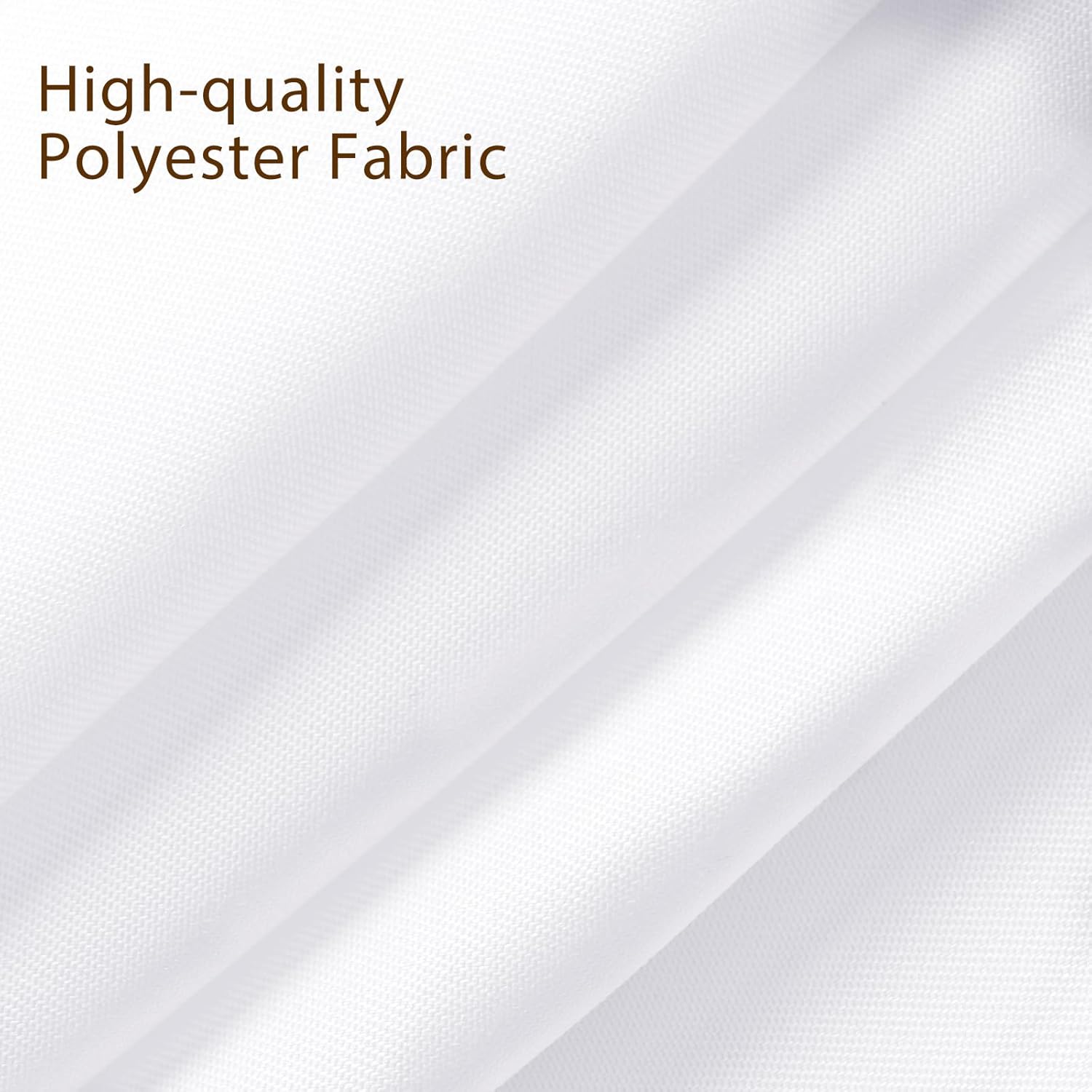 Detalle de Fixwal 6 Pack White Rectangle Table Cloths (70 x 120 Inches) for Dining Tables