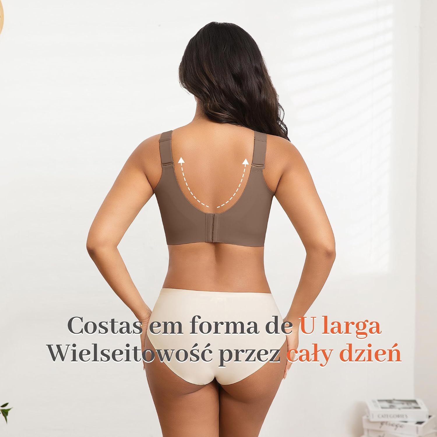Thumbnail 6 de Fittingirls biustonosz bezszwowy minimizer bez fiszbinów, miękka braletka