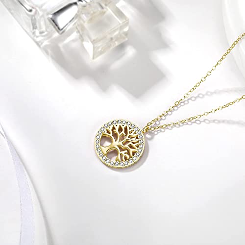 Thumbnail 2 de Jrêveinfini árbol de la Vida: collar mujer en plata de ley 925 con circonitas