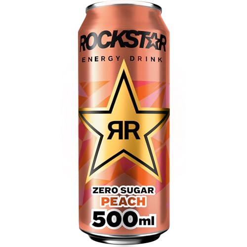 Thumbnail 2 de Rockstar Energy Drink Peach Zero Sugar, 12 x 0,5 l – koffeinhaltig