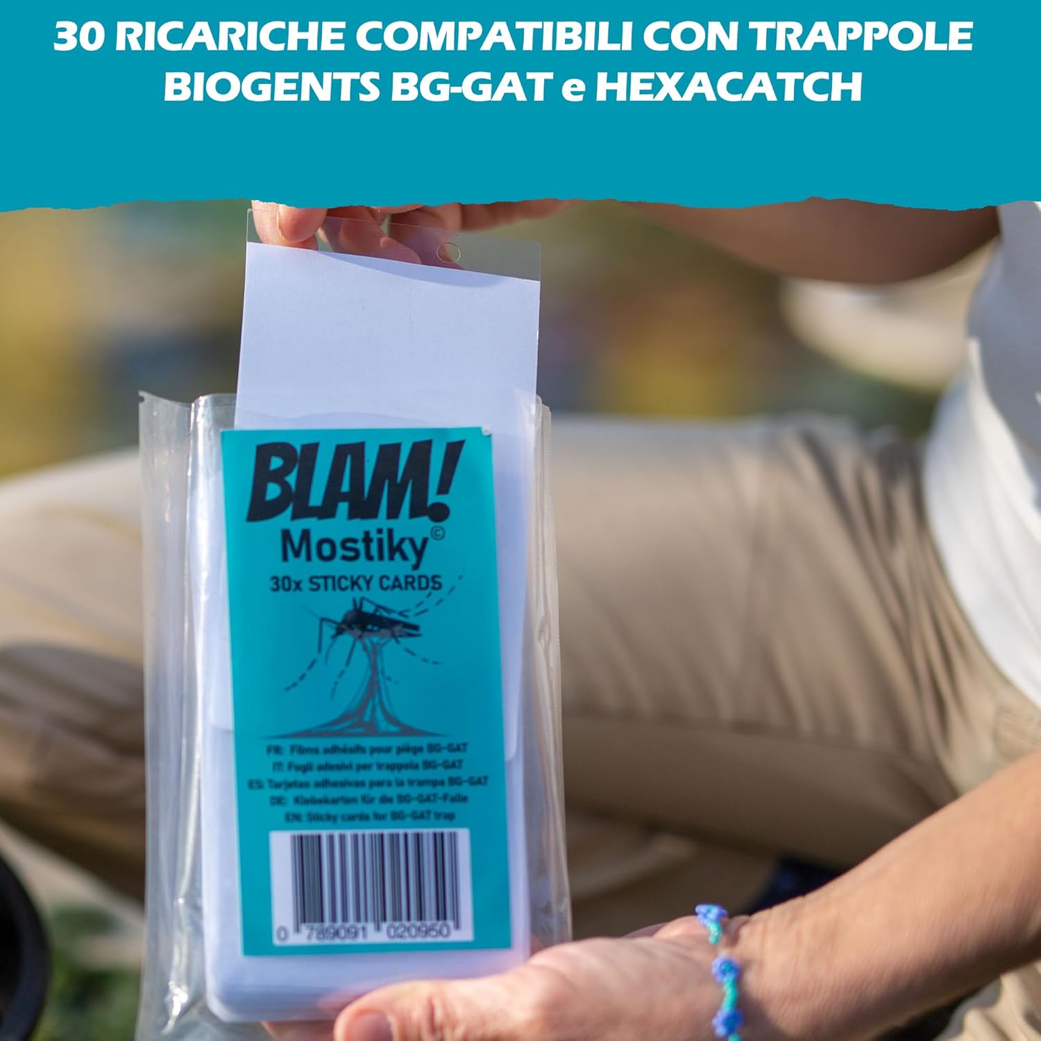 Thumbnail 6 de Mostiky: 30 fogli adesivi compatibili Biogents BG-GAT – cattura zanzare tigre prima della deposizione