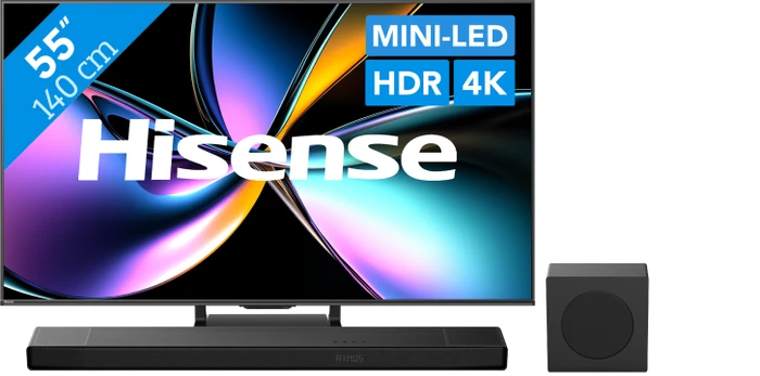 Thumbnail 24 de Hisense 55 Zoll ULED Mini-LED U79Q PRO (2025) + Hisense AX3120Q Soundbar-Set