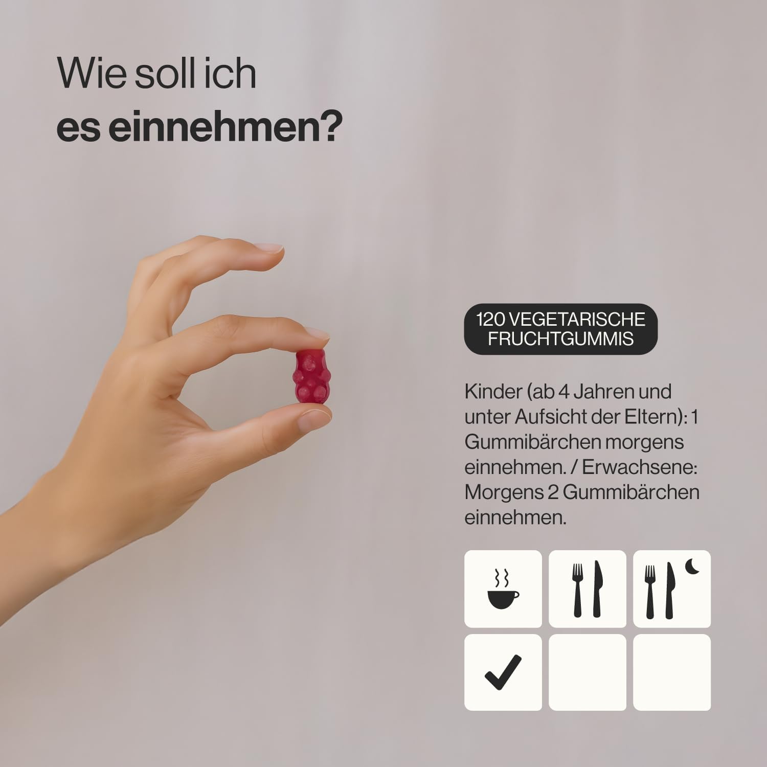 Detalle 1 de Zenement Multivitamin Gummibärchen für Kinder