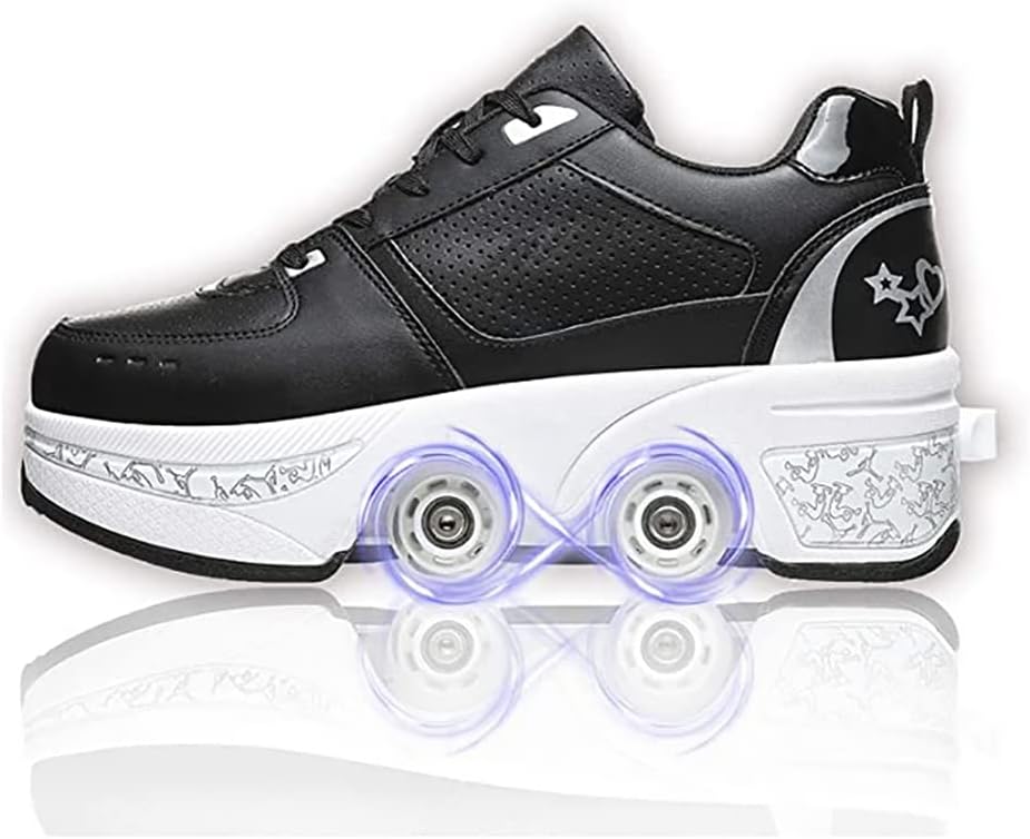 Detalle 2 de Schuhe mit Rollen Rollschuhe Skate 2-in-1