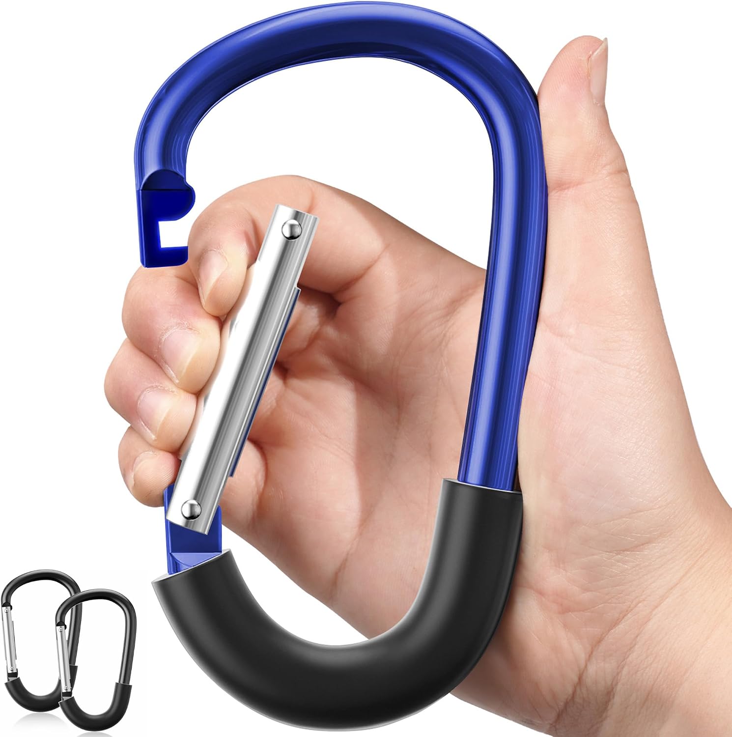Detalle de Buggy clips, pram hooks, aluminium 110 lbs