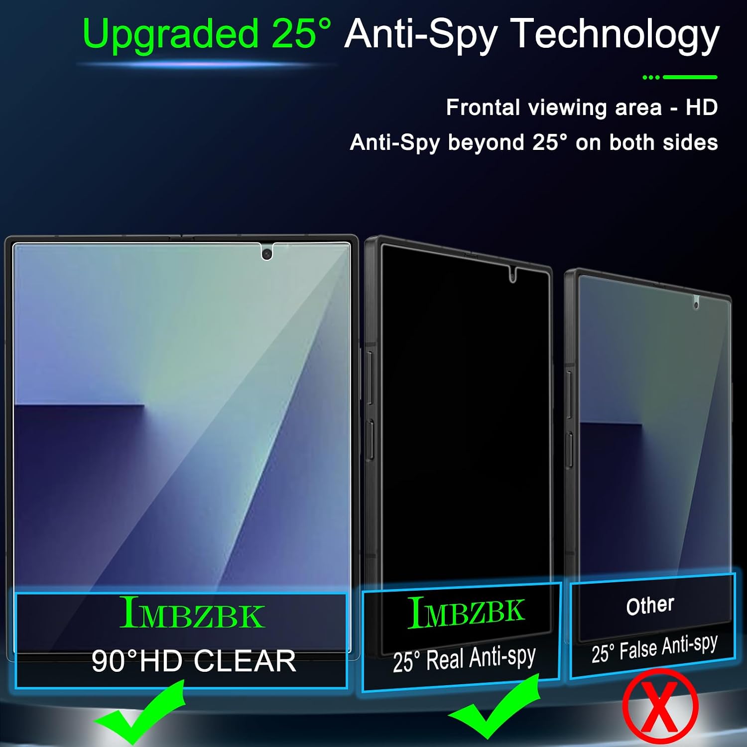 Thumbnail 1 de IMBZBK Privacy Screen Protector 2 Pack