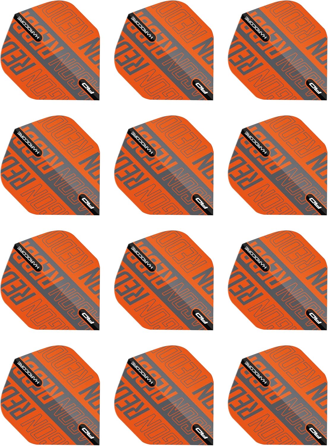 Thumbnail 6 de RED DRAGON Hardcore XT Dart Flights – 4 Sets (12 Flights) Grü,n/Schwarz, Standardform, 100 Mikron, Dual Flow Technologie