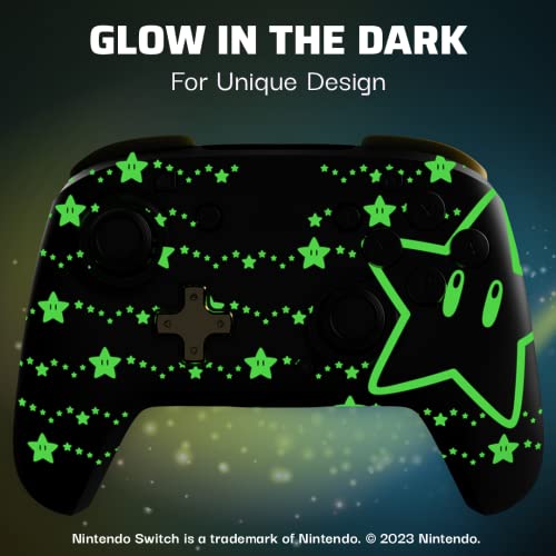 Thumbnail 2 de PDP REMATCH GLOW Wireless Controller Mario Stars