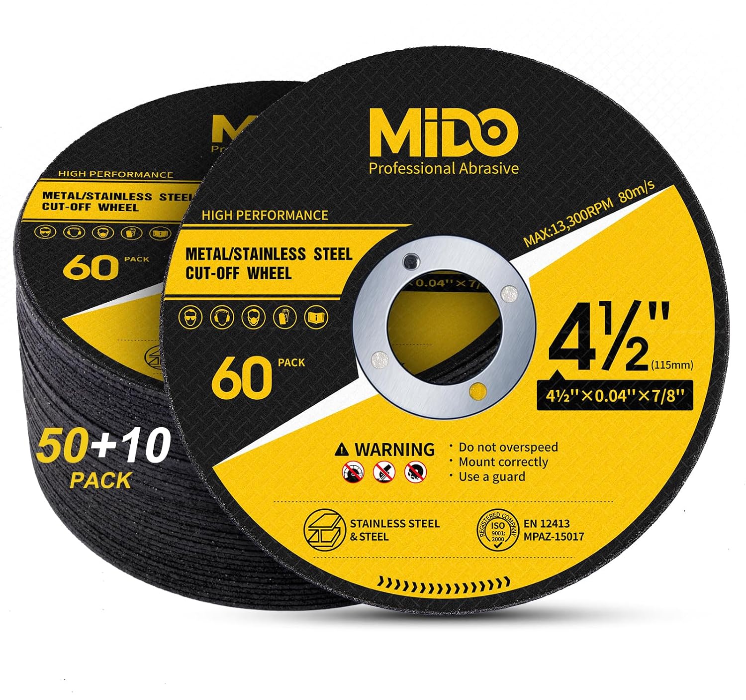 Thumbnail 6 de MIDO Professional 115 mm 25-Pack cutting discs