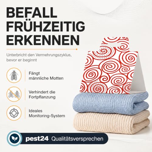 Thumbnail 2 de pest24 Mottenfalle 8 Stück – Lebensmittelmotten- und Kleidermottenfalle