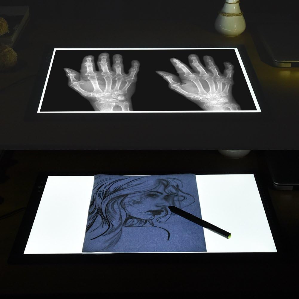 Thumbnail 4 de HSK A3 LED Artist Tracing Light Box with Lock Button (A3 Light Pad, Adjustable Brightness)