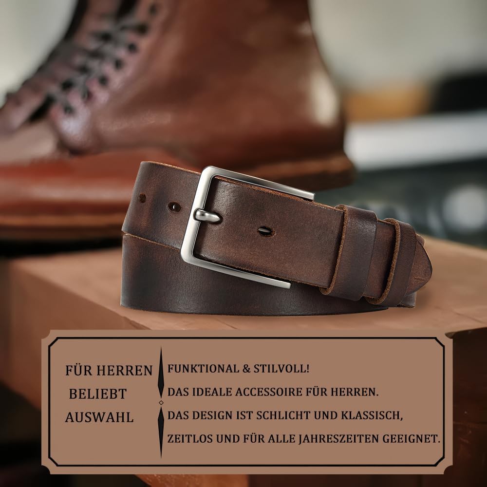 Thumbnail 3 de DOOPAI Herren-Gürtel aus Vollleder – Casual & Arbeitsstil, 3,8 cm breit