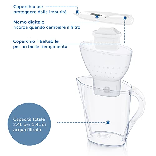 Thumbnail 2 de BRITA caraffa filtrante Marella MAXTRA 3x filtri acqua Pure Performance: praticità e filtrazione affidabile