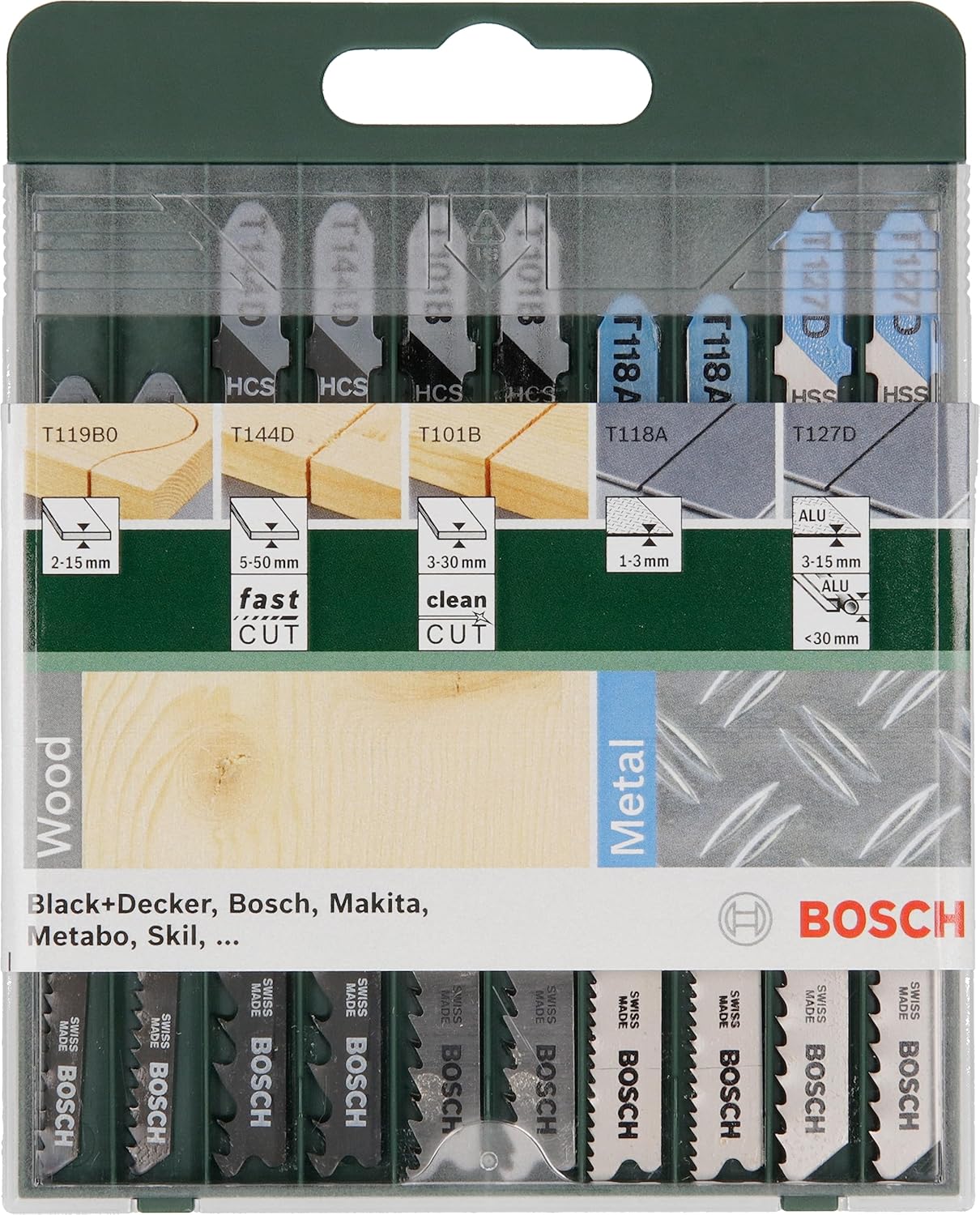 Bosch Accessories lames de scie sauteuse 10 pièces 🛠