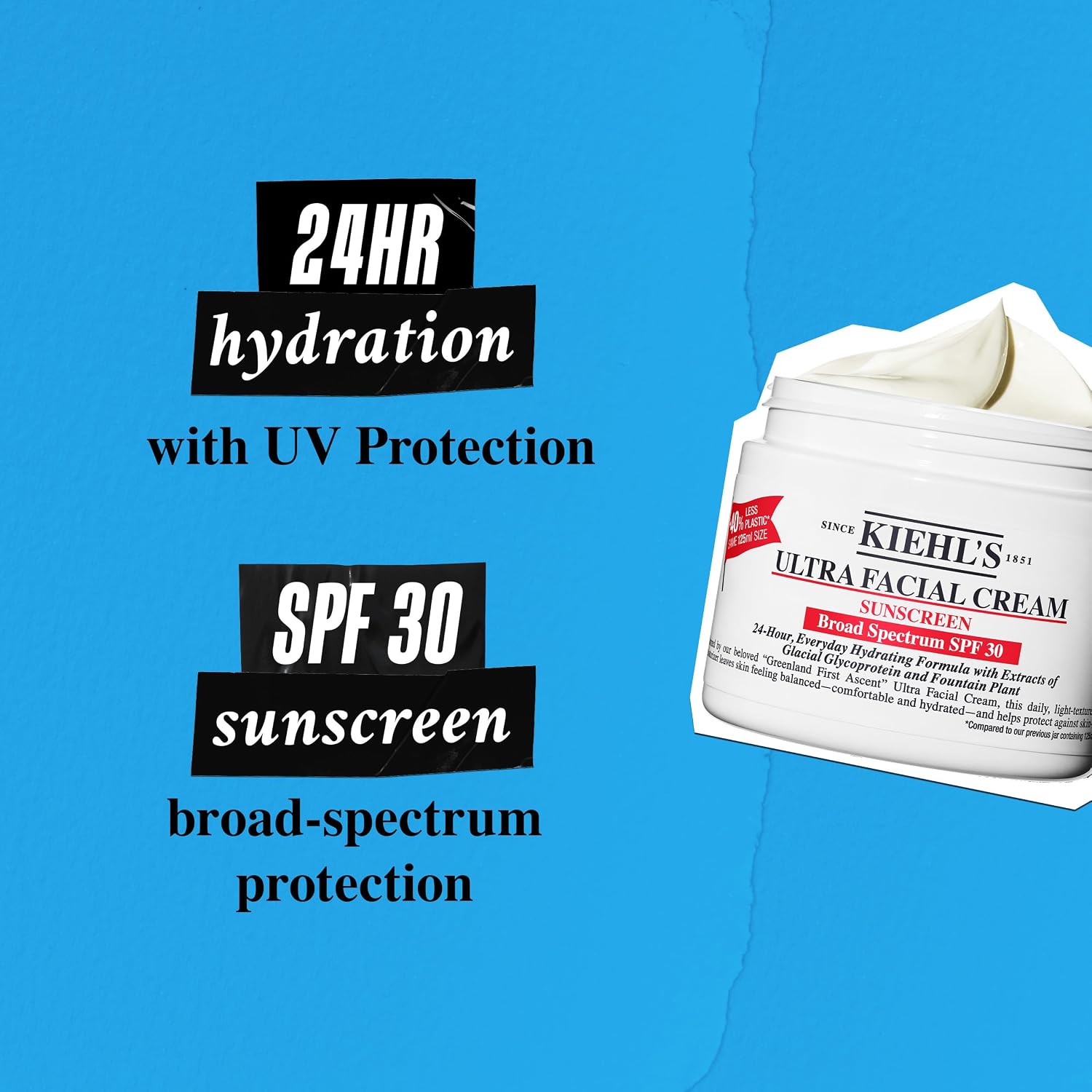 Detalle 2 de Kiehl's S2273400 Ultra Facial Cream SPF 30 Moisturizer with Squalane
