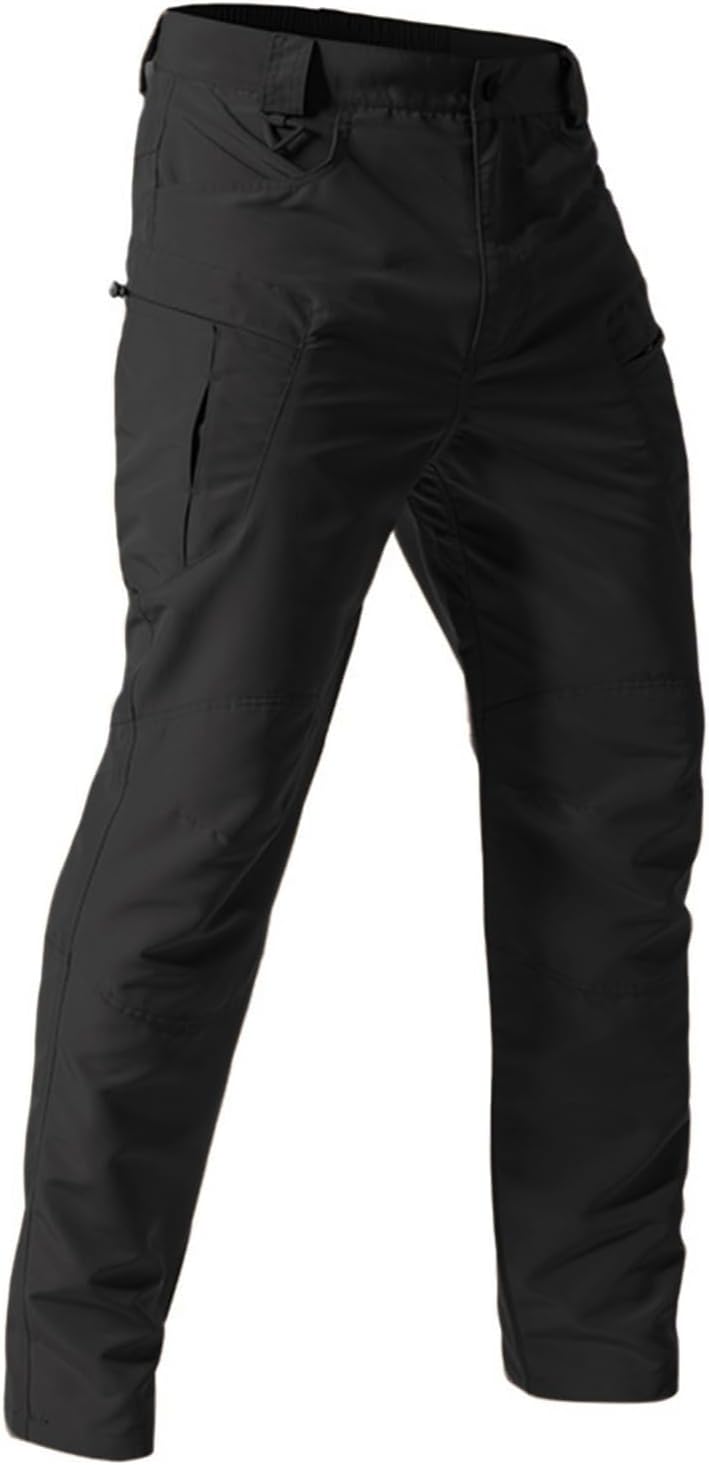 Detalle de Tooprvix Men's Tactical Cargo Pants, Stretch Ripstop, Water-Resistant, 6 Pockets