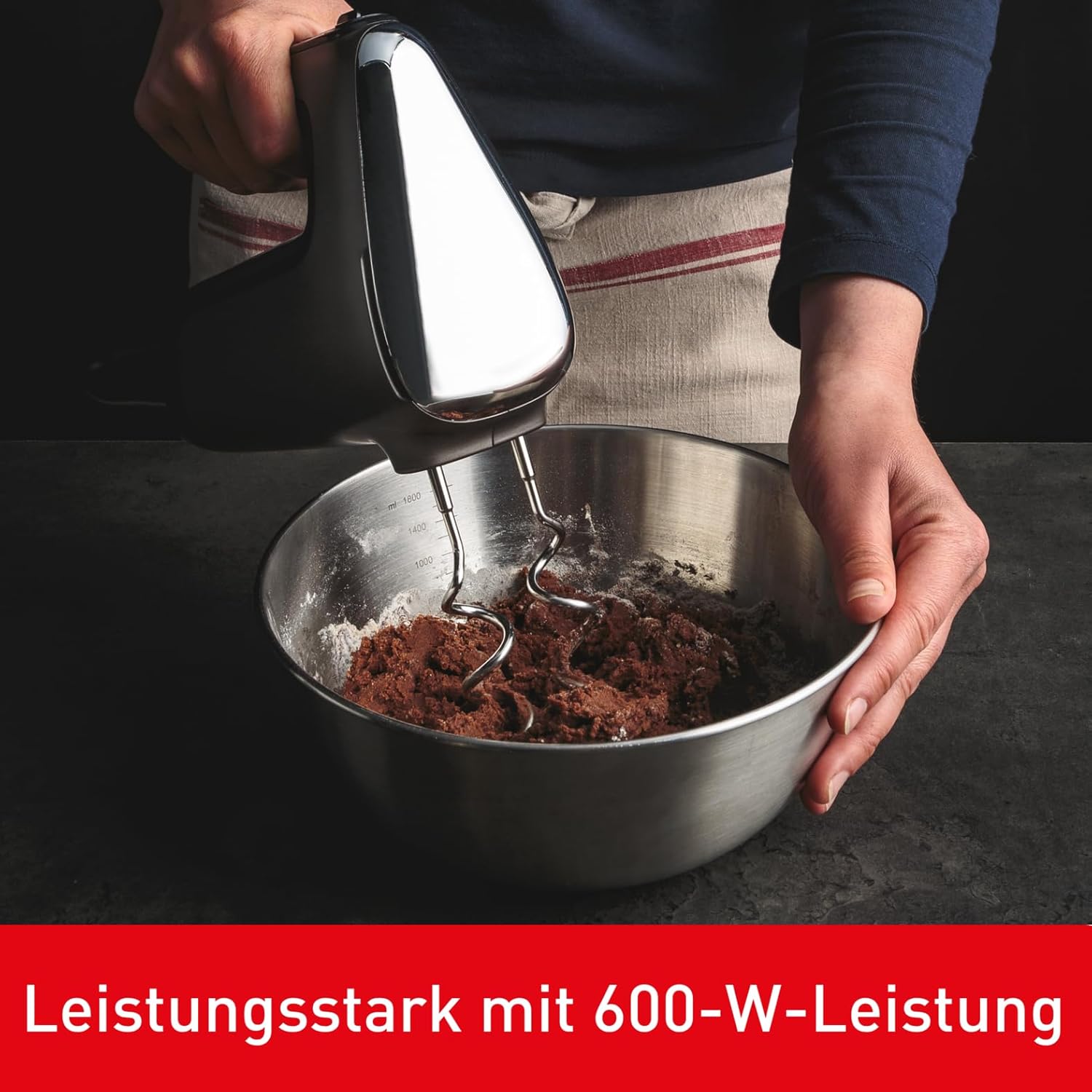 Thumbnail 2 de Tefal Power Mix Silence Handmixer mit 600 W und Silence600 – extra leise, Turbo & variabler Geschwindigkeitsregler