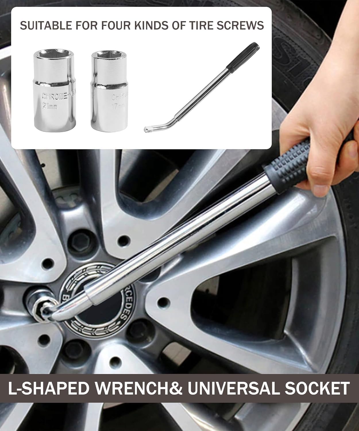 Thumbnail 4 de Yeqqzq Portable Car Jack Kit, 2 Ton