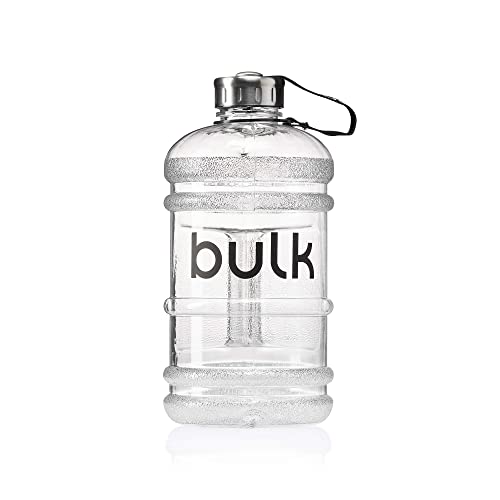 Detalle de Bulk Gourde D'eau 2,2 L – Gourde de sport en clair, sans BPA, bouchon inox