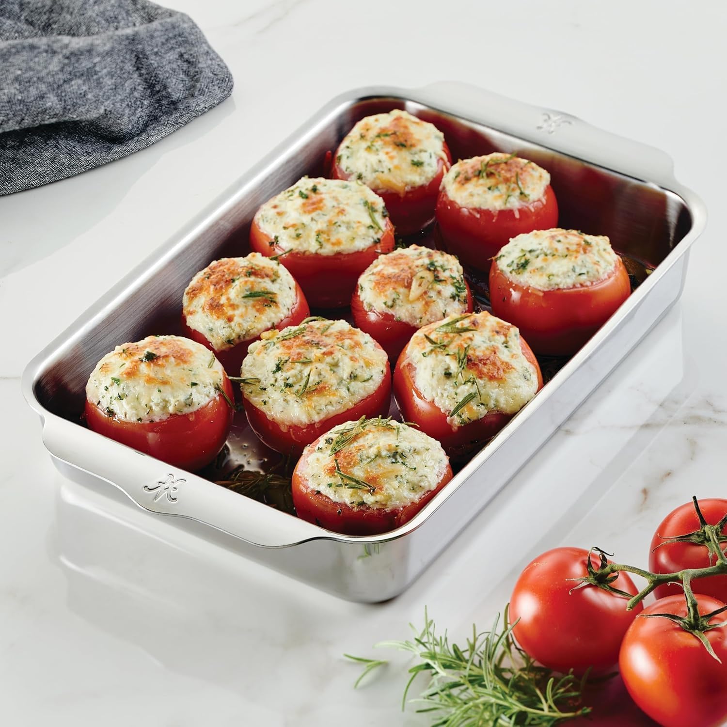 Thumbnail 4 de Hestan Provisions OvenBond 9" x 13" Tri-Ply Rectangular Stainless Steel Baking Pan