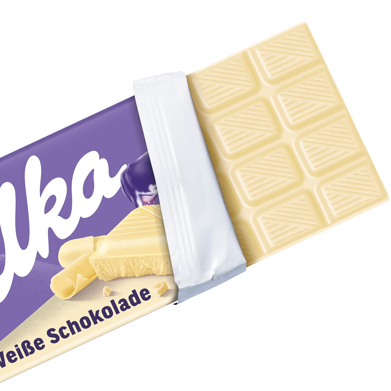 Detalle de Milka Weiße Schokolade 24×90 g 🍫