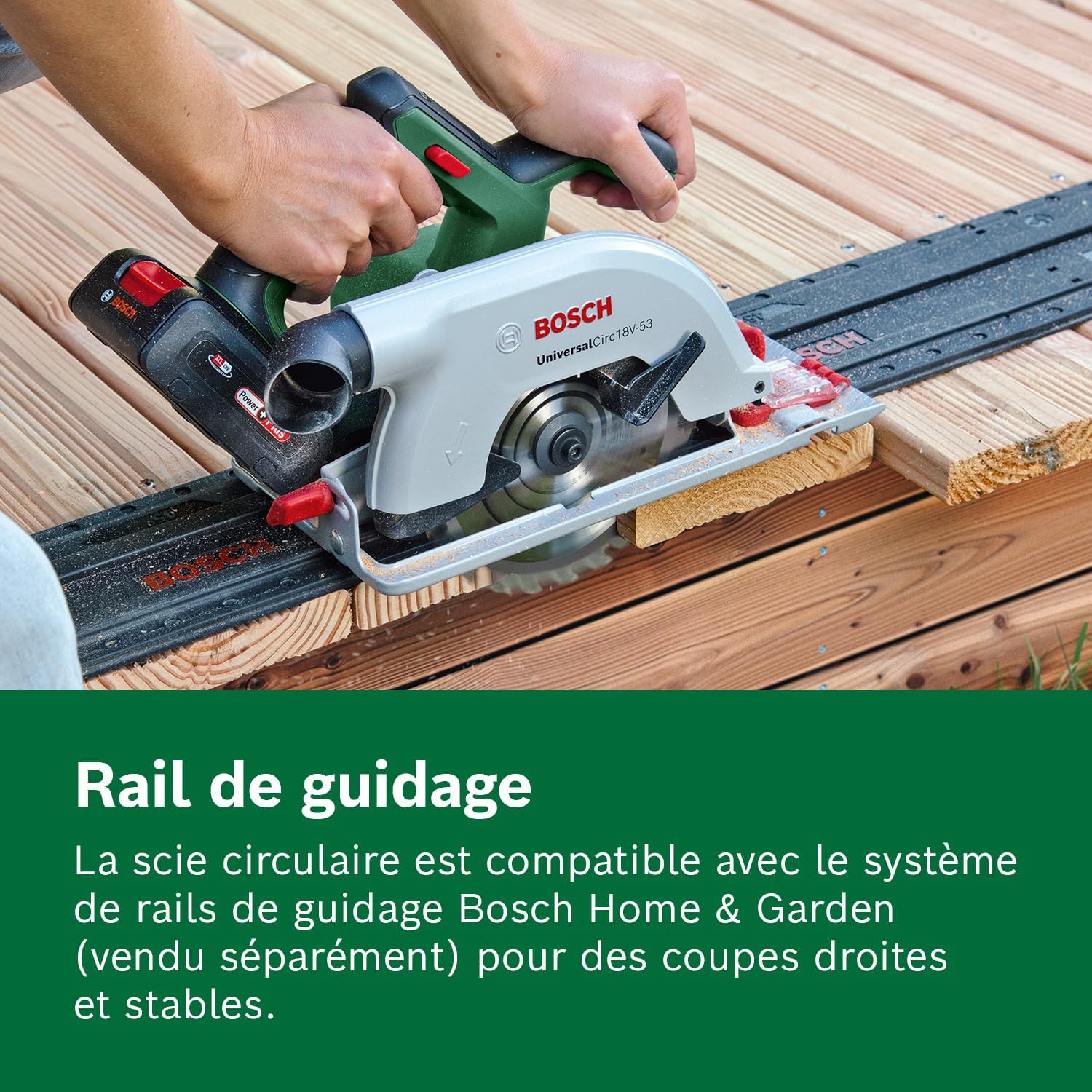 Thumbnail 4 de Bosch UniversalCirc 18V-53 scie circulaire 53 mm 🛠