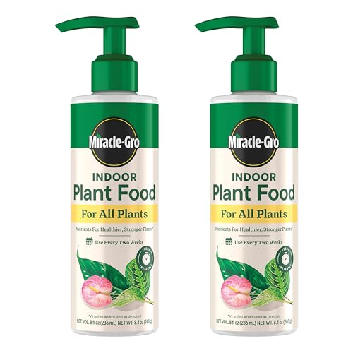 Detalle de Miracle-Gro Indoor Plant Food for All Plants, 8 fl oz (2-Pack)