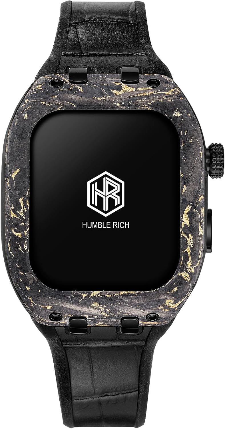 Detalle de HUMBLE RICH SPORT WBB0289-017-MI Apple Watchケース 41mm、ブラック文字盤・ステンレススチール/カーボン