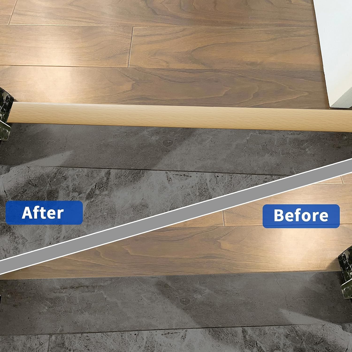 Detalle 2 de Bande de seuil auto adhésive PVC 3 m