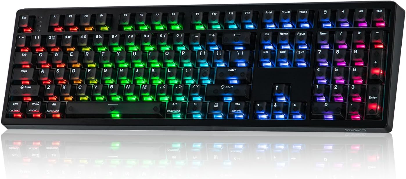 Detalle de EPOMAKER HE108 Wireless Gaming Keyboard: 8K Polling, 128K Scan Rate, Hall Effect Precision