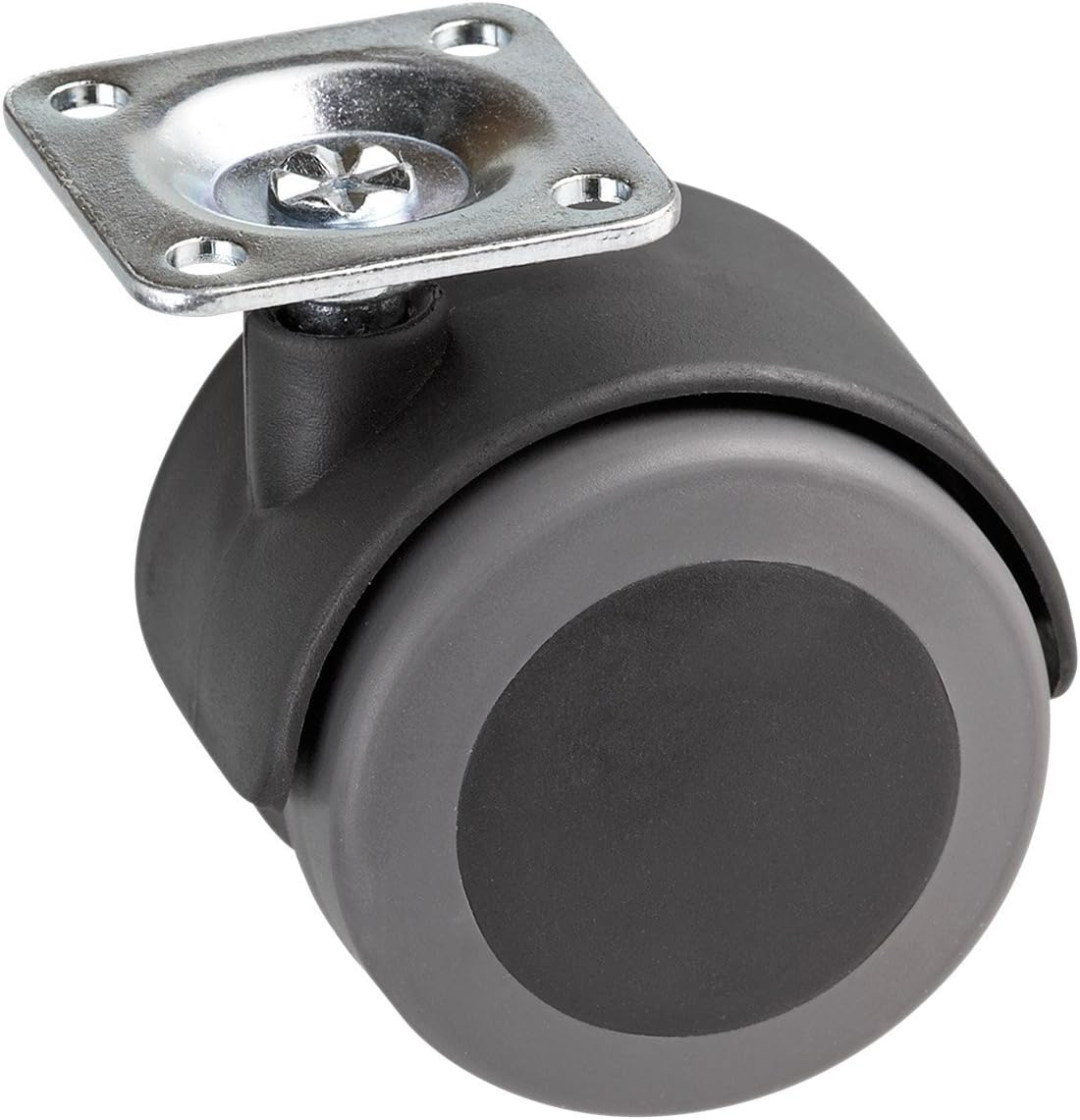 Detalle de Metafranc 800310 podwójne kółko obrotowe Ø 50 mm, bieżnik TPR, nośność 50 kg